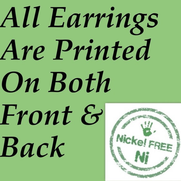 Mini Faux Leather Teardrop Earrings - Picture 4 of 4